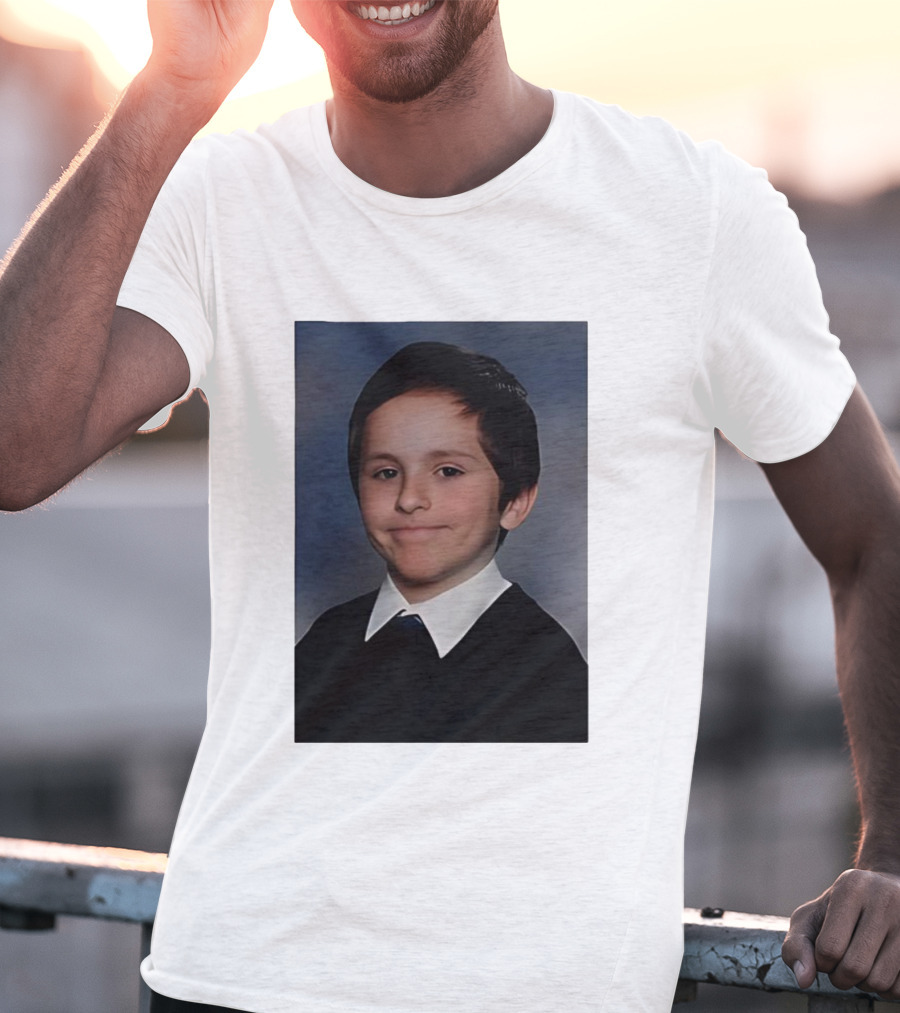 David Vujanic Awkward School Photo Meme Expression T-Shirt