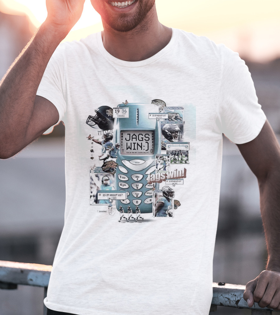 Nokia Jacksonville Jaguars Celebration Vintage Phone Style T-Shirt