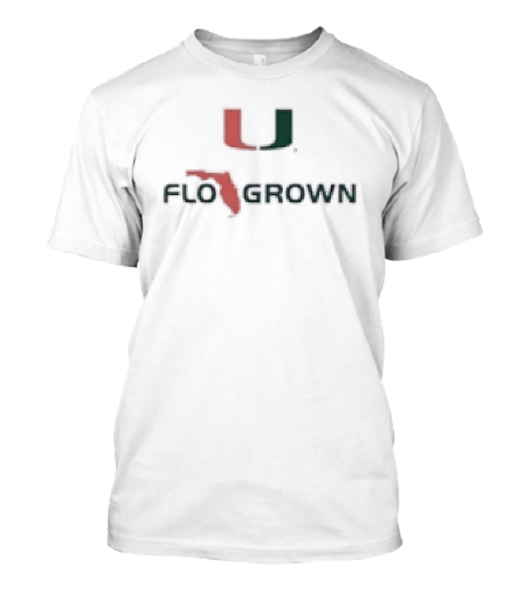 Miami Hurricanes Flogrown U Logo Fan Apparel T-Shirt