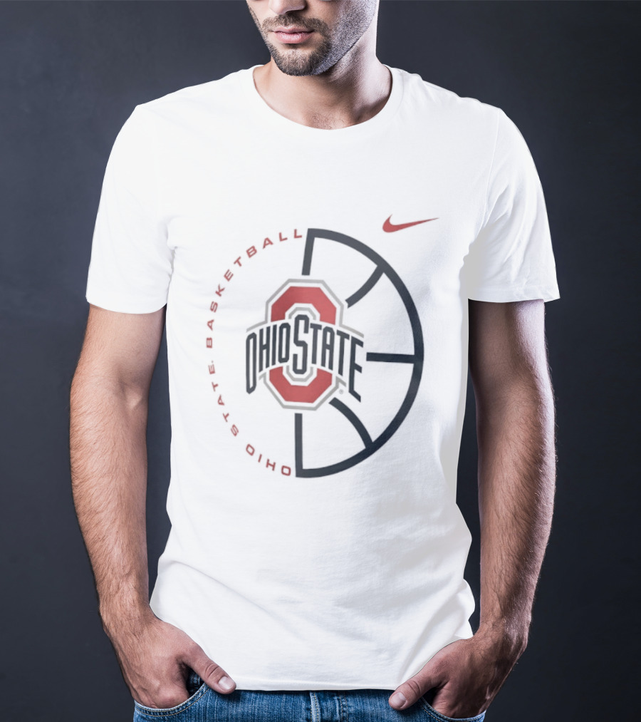 Ohio State Buckeyes Basketball Nike Just Us Emblem T-Shirt