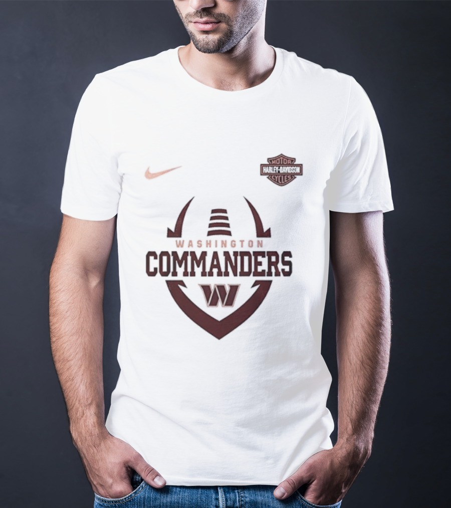 Washington Commanders Snoopy Harley Davidson Live To Ride Ride To Live T-Shirt