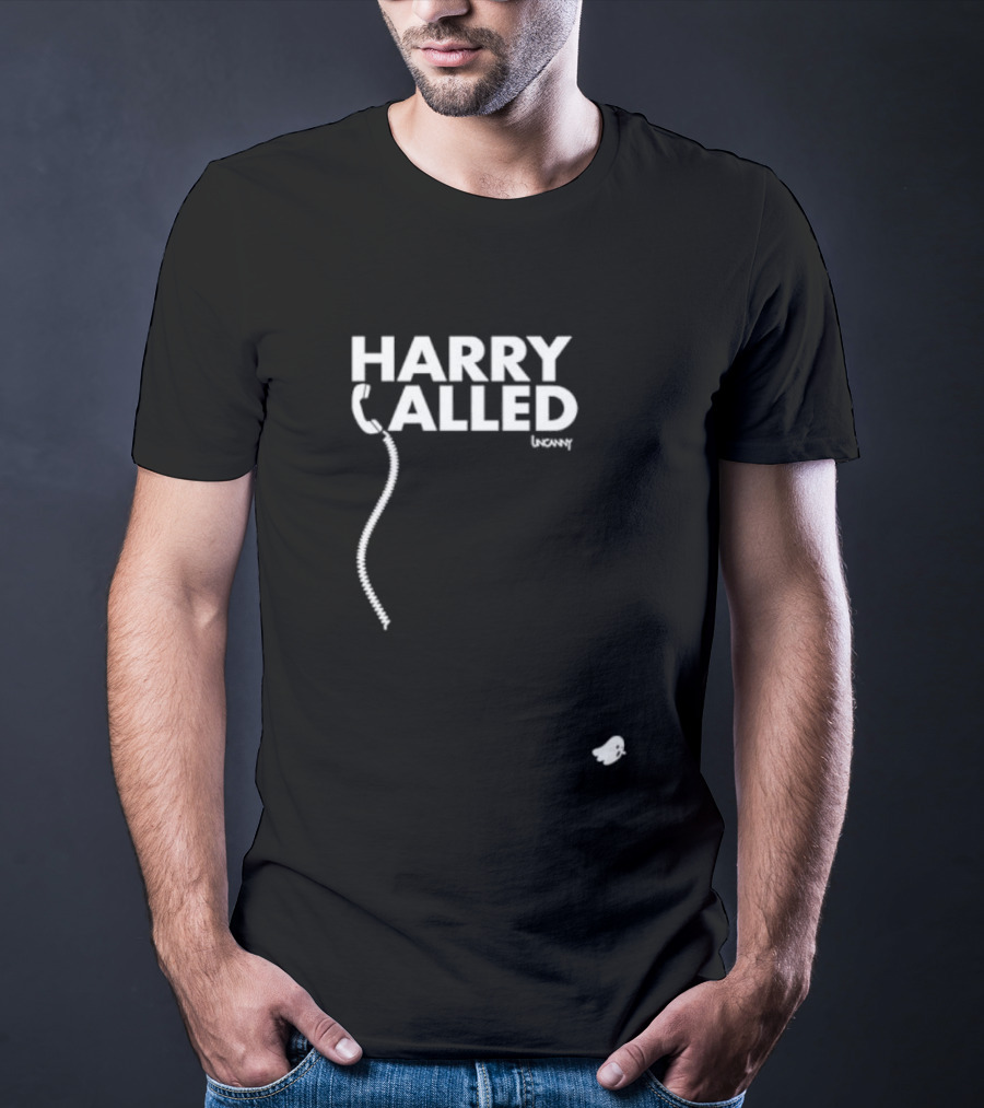 Harry Called Phone Receiver Ghost Imagery T-Shirt