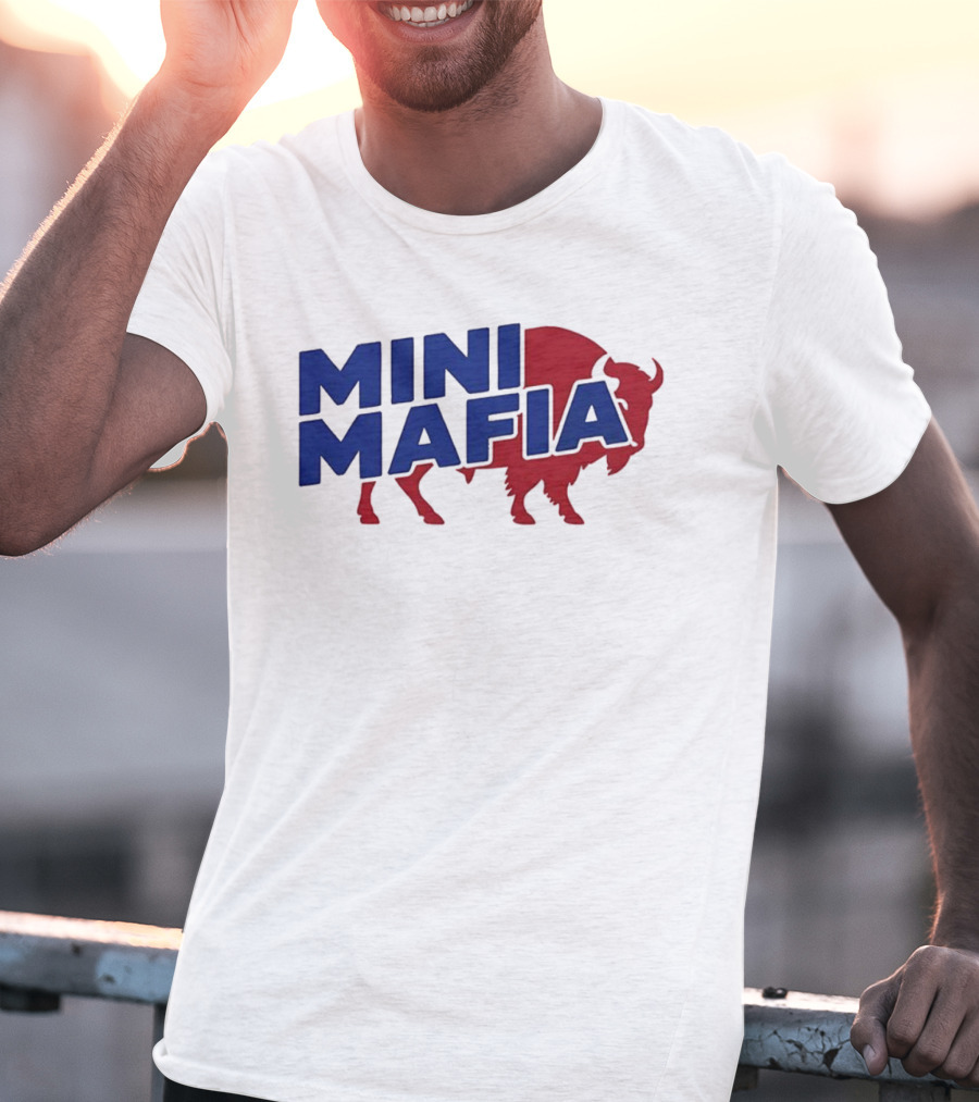 Buffalo Bills Mini Mafia Fan Gear Football Enthusiast Apparel T-Shirt