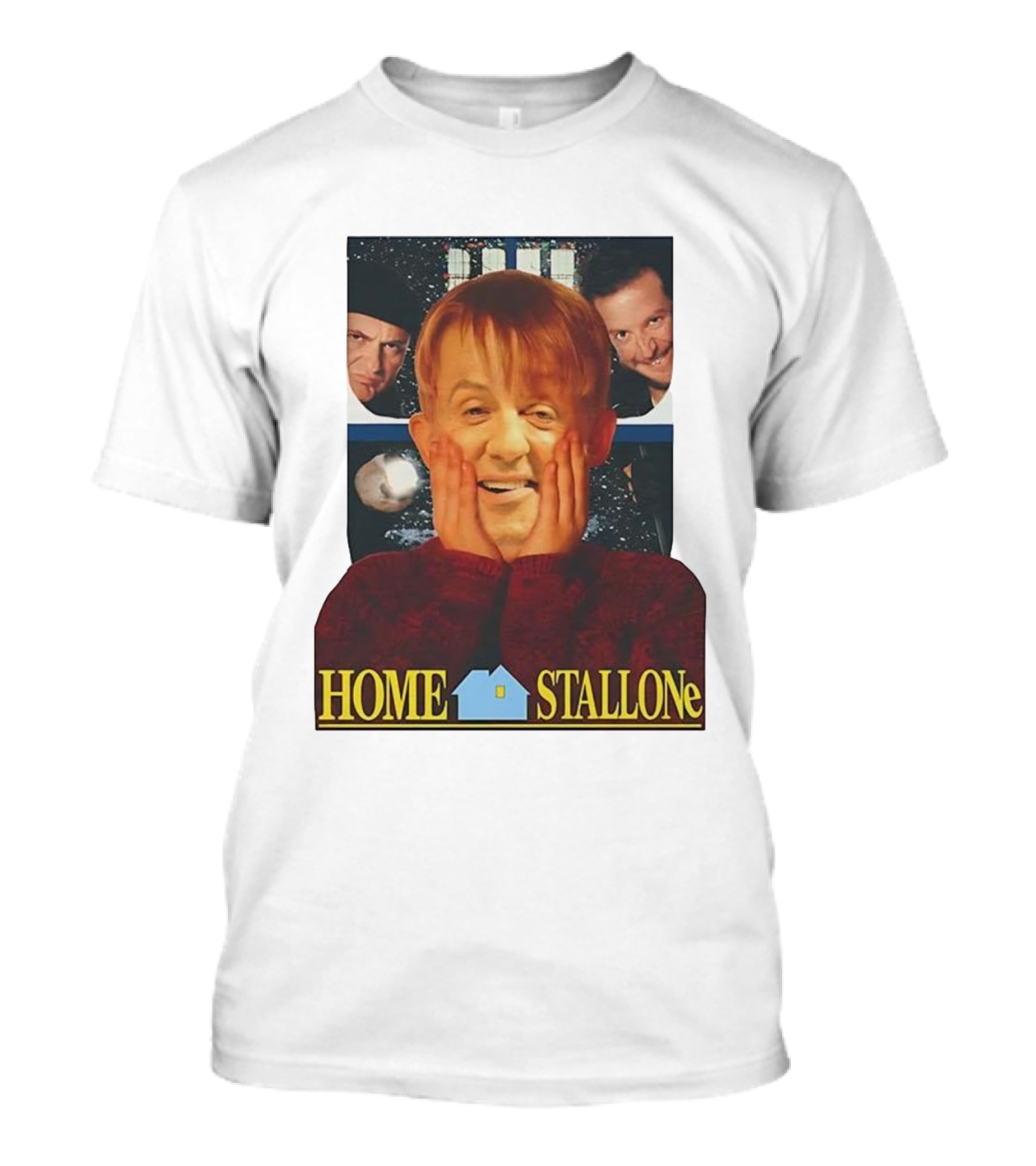Home Stallone Classic Comedy Movie Mashup T-Shirt