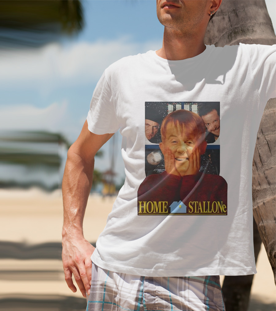 Home Stallone Classic Comedy Movie Mashup T-Shirt