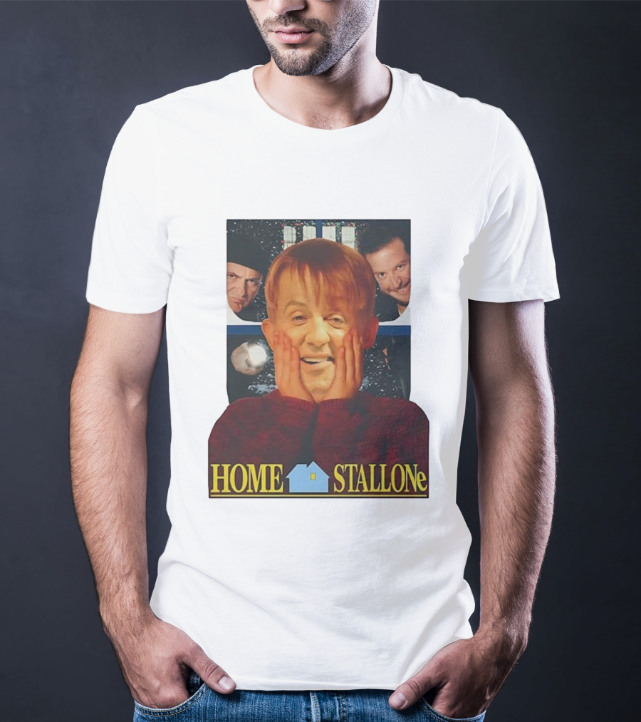 Home Stallone Classic Comedy Movie Mashup T-Shirt