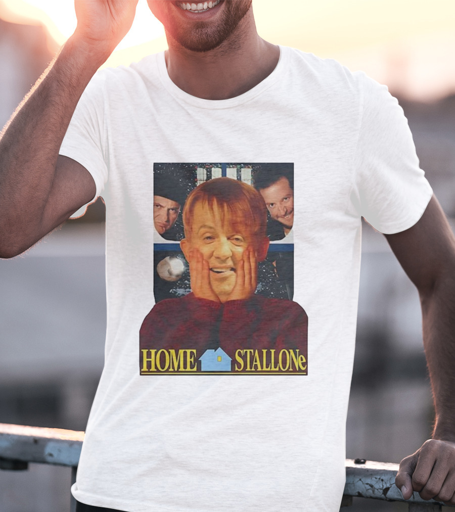 Home Stallone Classic Comedy Movie Mashup T-Shirt