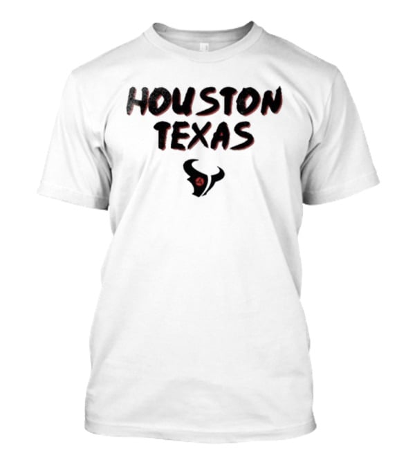 Houston Texas X Naruto Uchiha Itachi Mangekyo Sharingan Combination T-Shirt