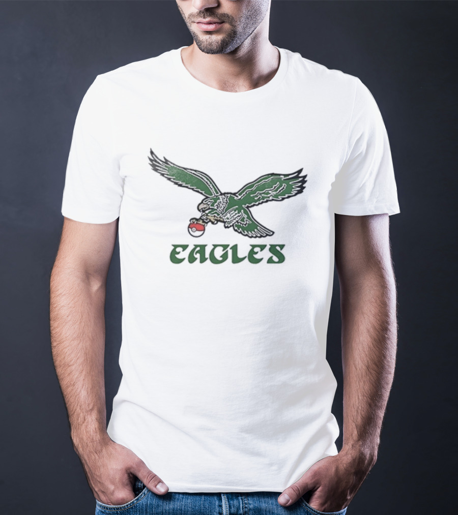 Philadelphia Eagles Pokemon Collaboration Fan Gear T-Shirt