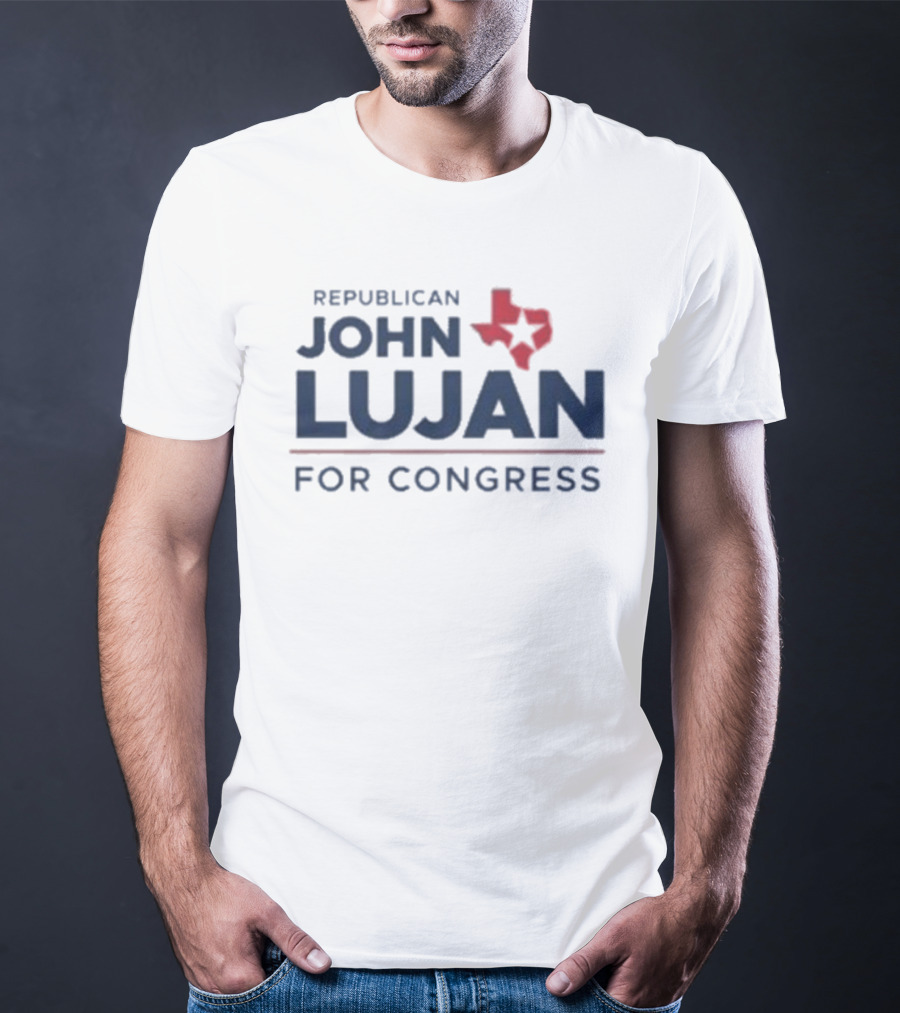 Republican John Lujan For Congress Texas Map Icon T-Shirt
