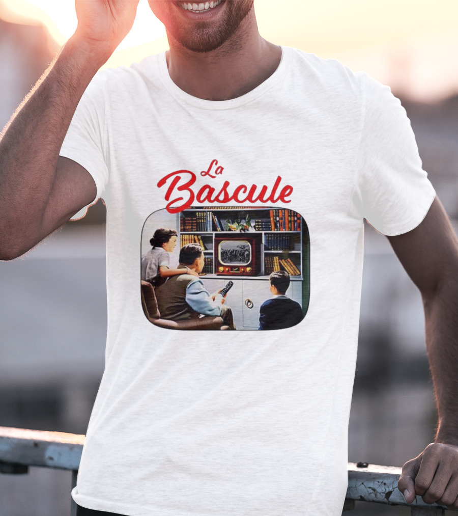 La Bascule Retro Family Ing Television Scene T-Shirt