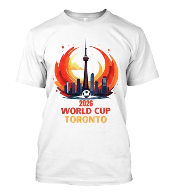 2026 World Cup Toronto CN Tower Skyline Event T-Shirt