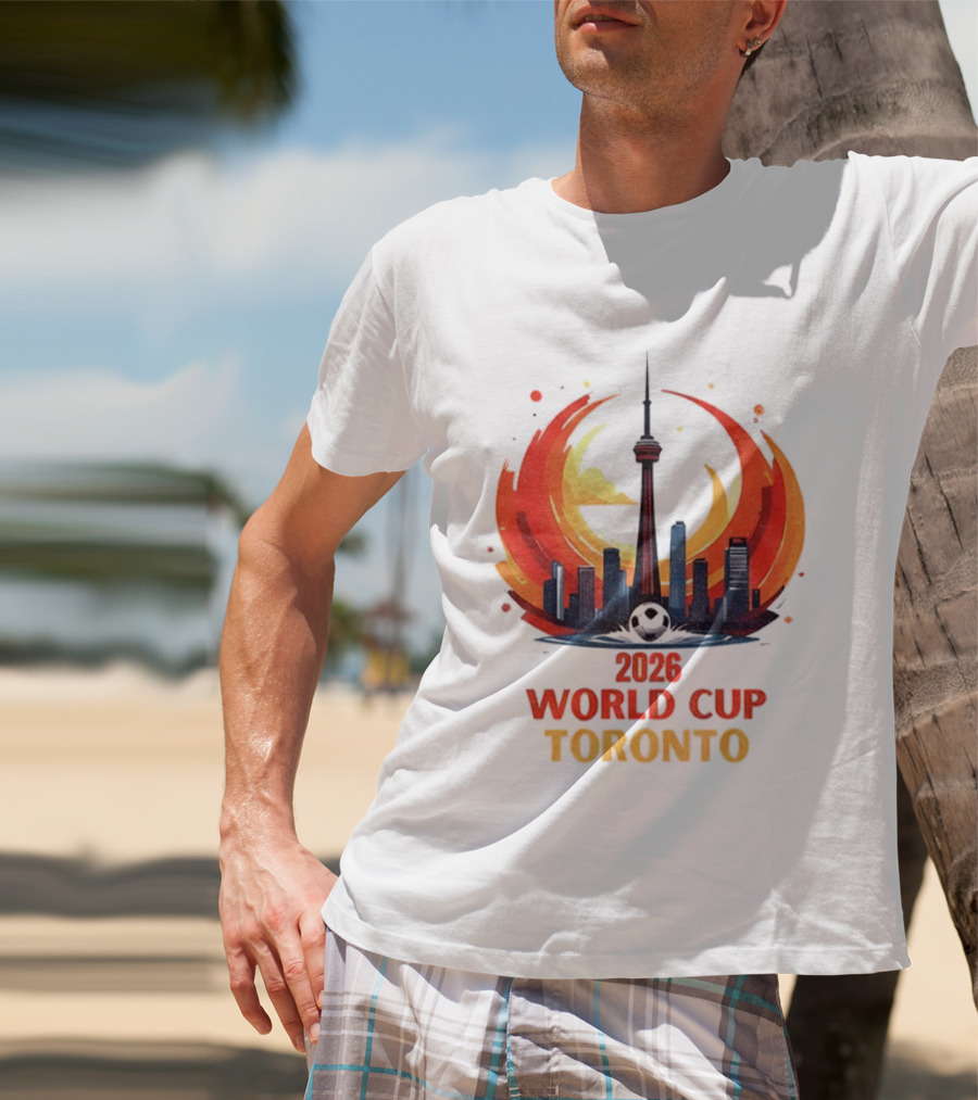 2026 World Cup Toronto CN Tower Skyline Event T-Shirt