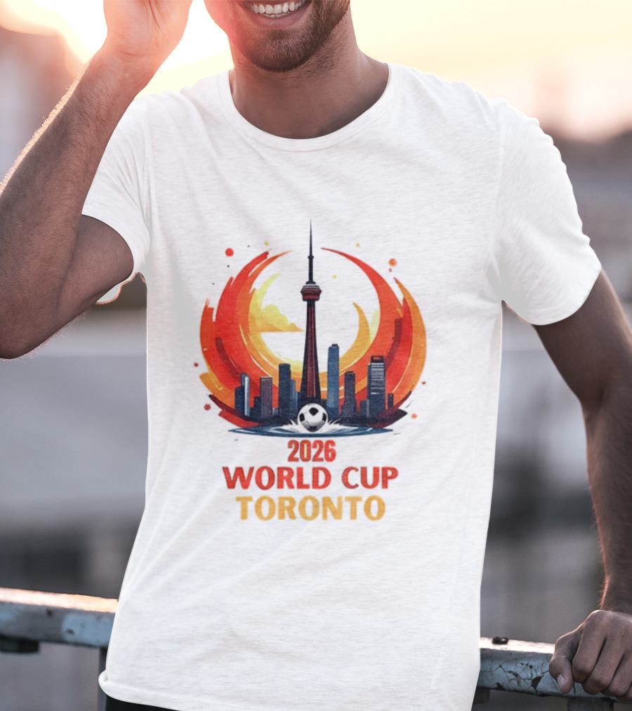 2026 World Cup Toronto CN Tower Skyline Event T-Shirt