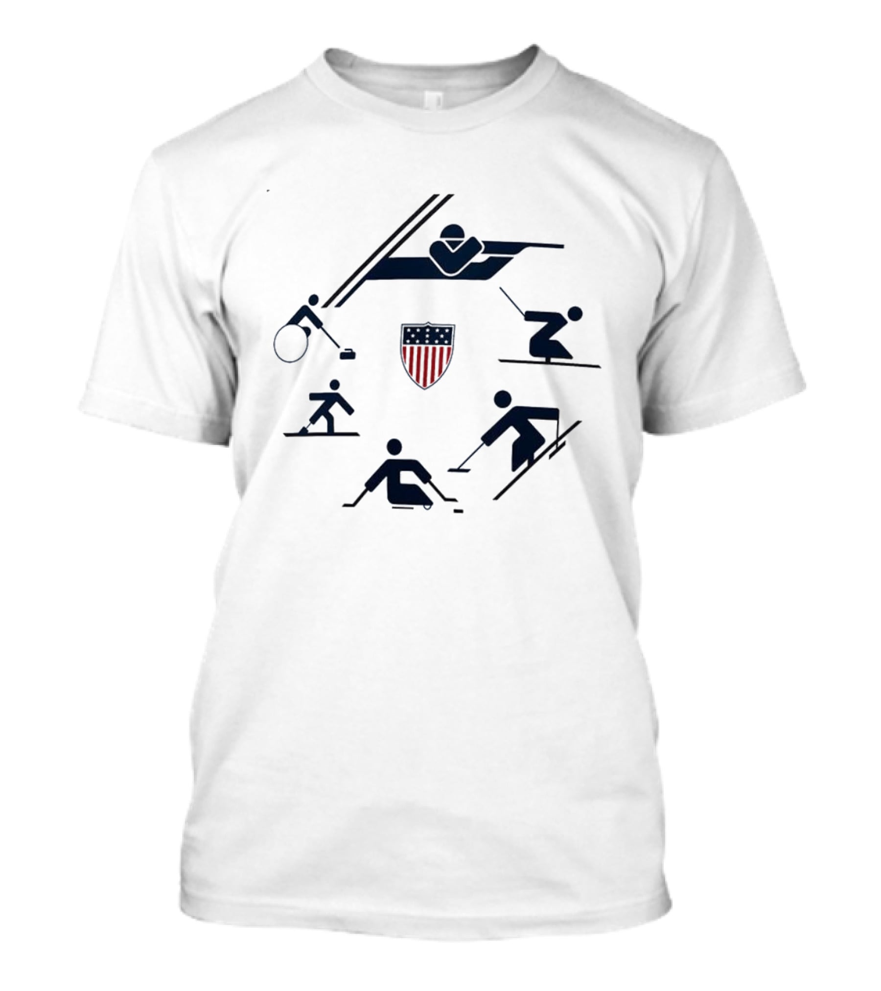 U.S. Paralympics 2026 Winter Paralympics Sport Icons Circle T-Shirt