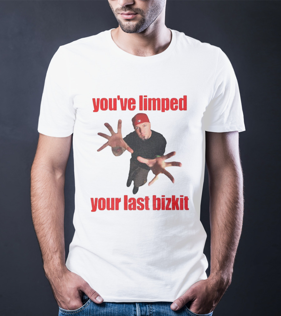 You’ve Limped Your Last Bizkit Red Cap Nu Metal Style T-Shirt