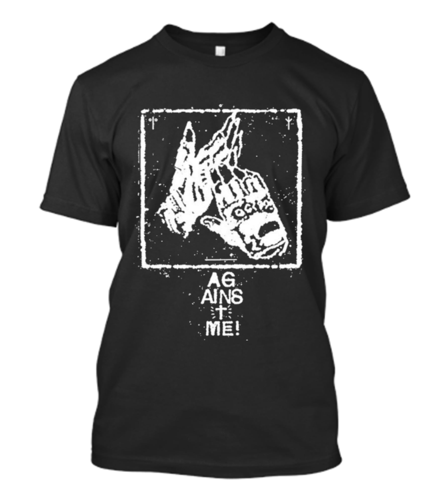 Against Me! Gloves Hands Graphic Print T-Shirt