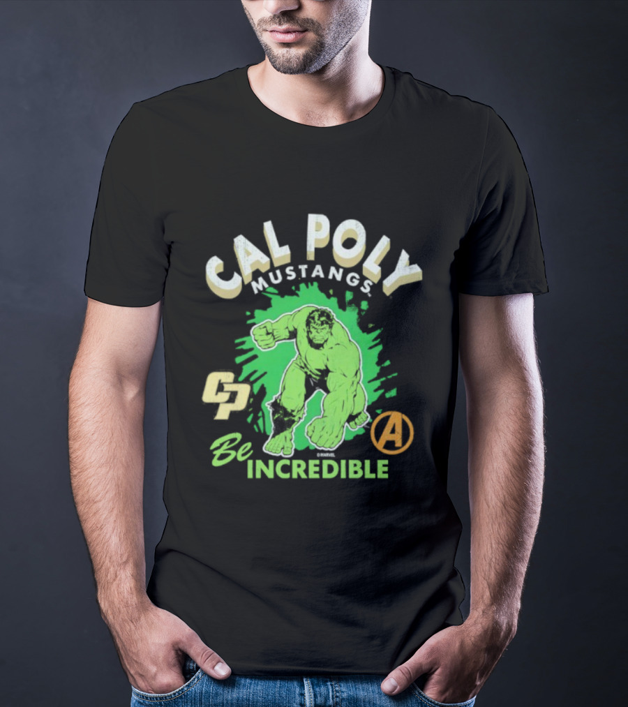 Cal Poly Mustangs Be Incredible Hulk Avengers T-Shirt