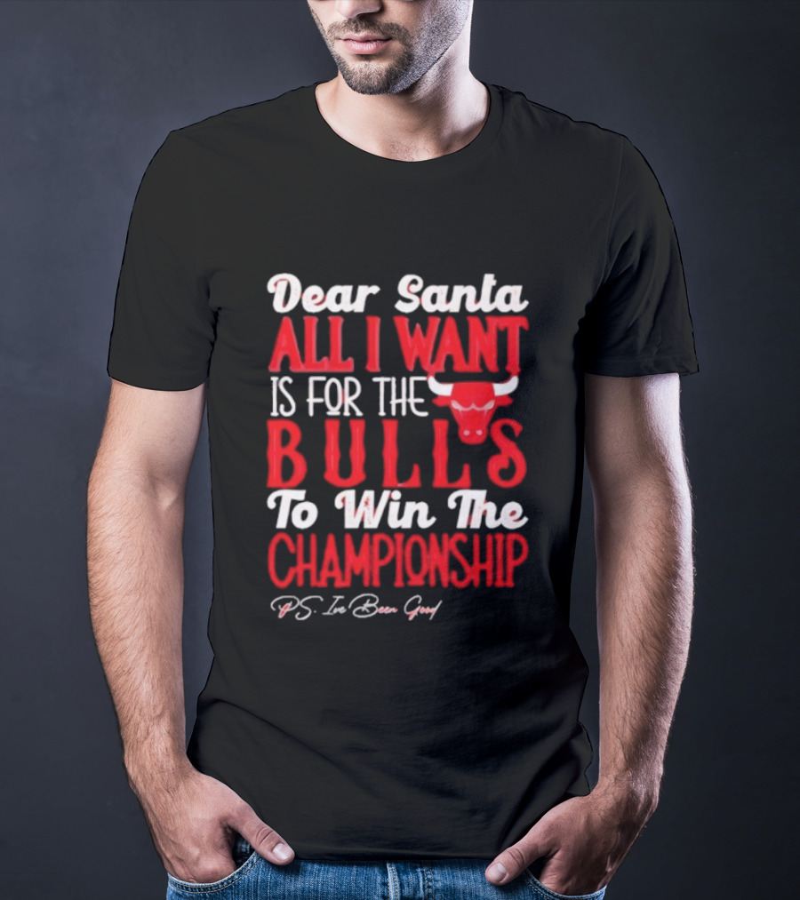 Dear Santa All I Want Is For The Bulls To Win The Championship T-Shirt