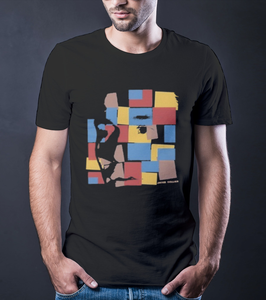 Jacob Collier The Light For Days Colorful Mosaic Blocks T-Shirt