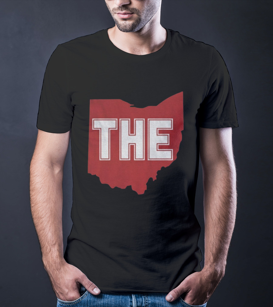 Ohio State Buckeyes Football Game Day Pride The State Map T-Shirt
