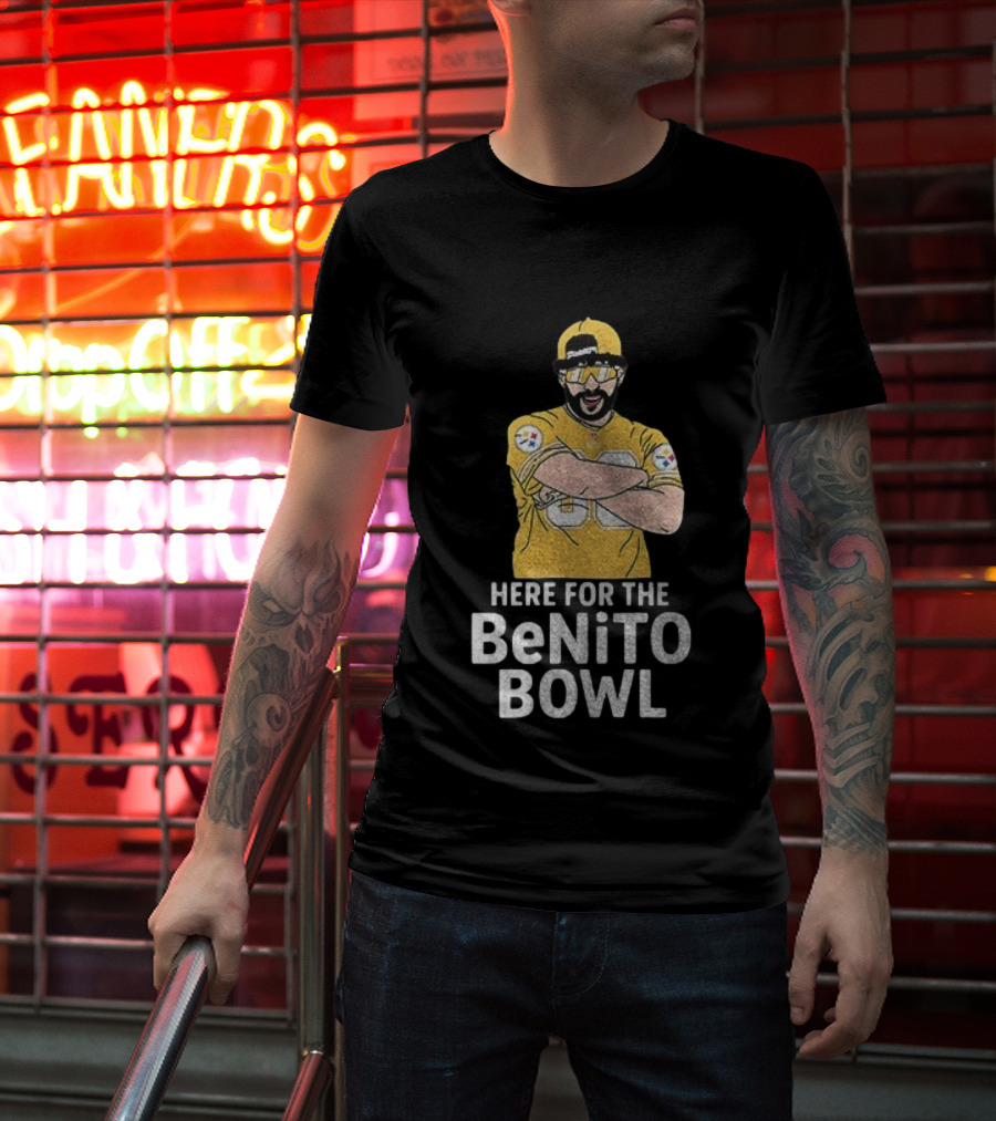 Pittsburgh Steelers Here For The Benito Bowl Super Bowl Halftime T-Shirt