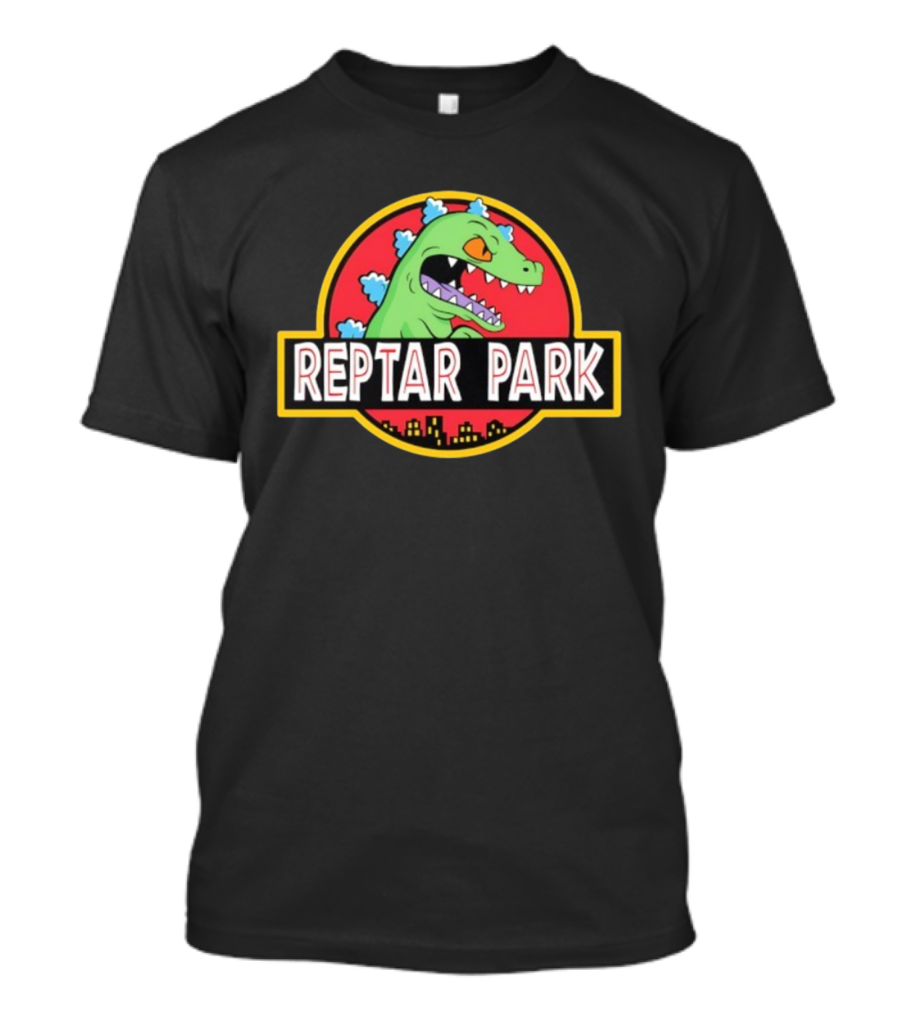 Reptar Park Jurassic Rugrats Dinosaur Cartoon Movie Icon T-Shirt