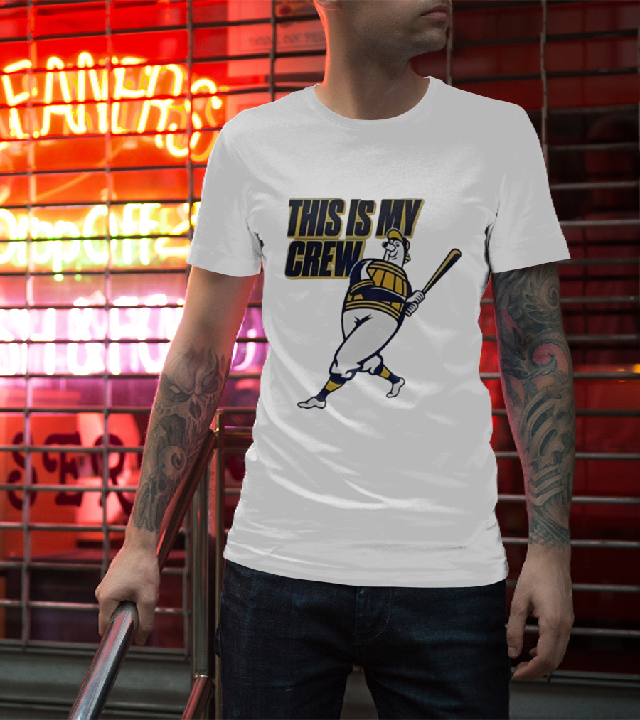 This Is My Crew 2025 Brewers Batter Illustration T-Shirt