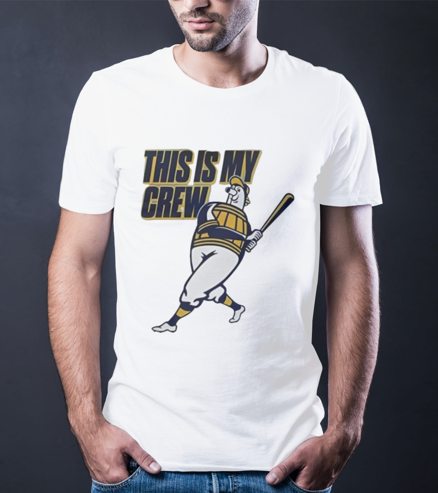 This Is My Crew 2025 Brewers Batter Illustration T-Shirt