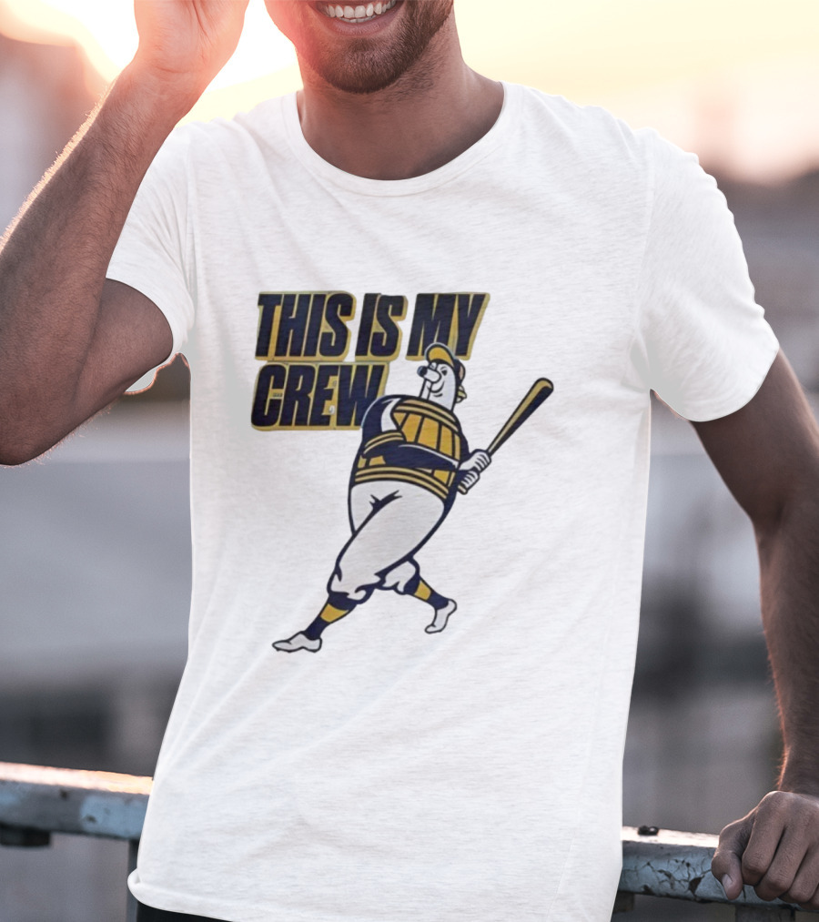 This Is My Crew 2025 Brewers Batter Illustration T-Shirt