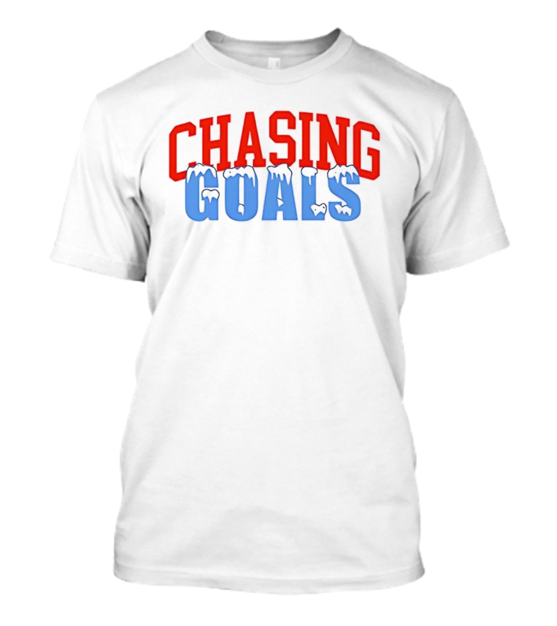Chasing Goals Ice Sports Motivation T-Shirt
