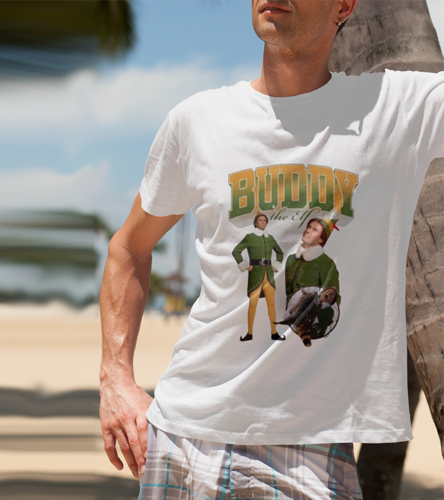Buddy The Elf Christmas Comedy Movie Character Collection T-Shirt
