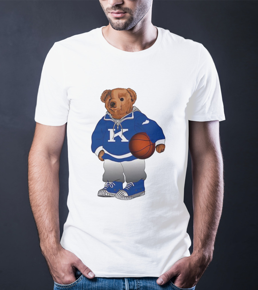Kentucky Wildcats Polo Bear Basketball Lover NCAA Fan Apparel T-Shirt