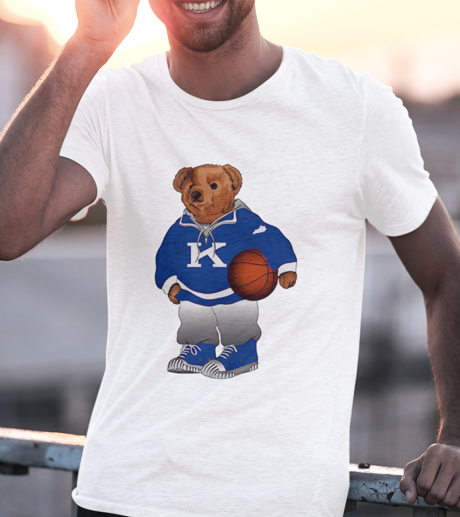 Kentucky Wildcats Polo Bear Basketball Lover NCAA Fan Apparel T-Shirt