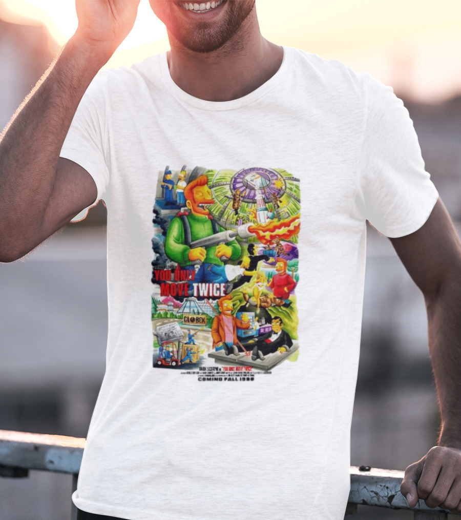 Hank Scorpio You Only Move Twice Globex Coming Fall 1996 T-Shirt