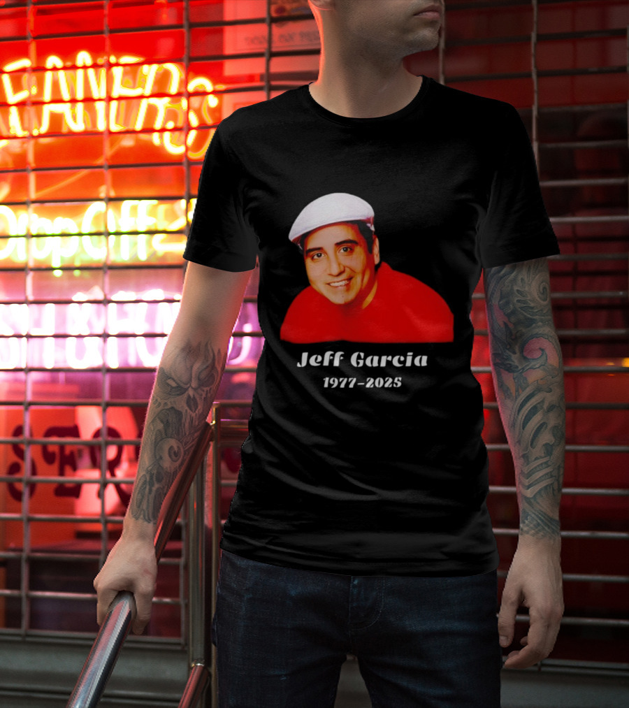 Jeff Garcia 1977-2028 Memorial Tribute Voice Actor T-Shirt