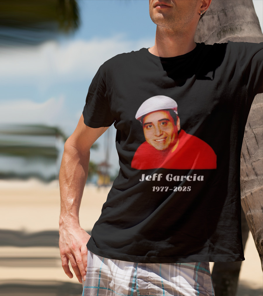Jeff Garcia 1977-2028 Memorial Tribute Voice Actor T-Shirt