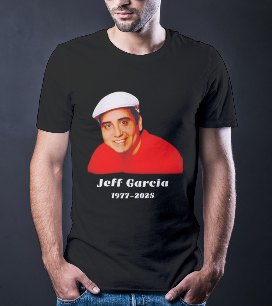 Jeff Garcia 1977-2028 Memorial Tribute Voice Actor T-Shirt