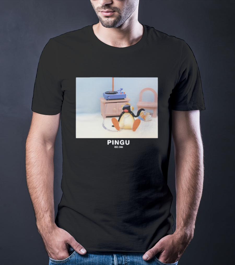 Pingu Chill 1986 Retro Music Vibes T-Shirt