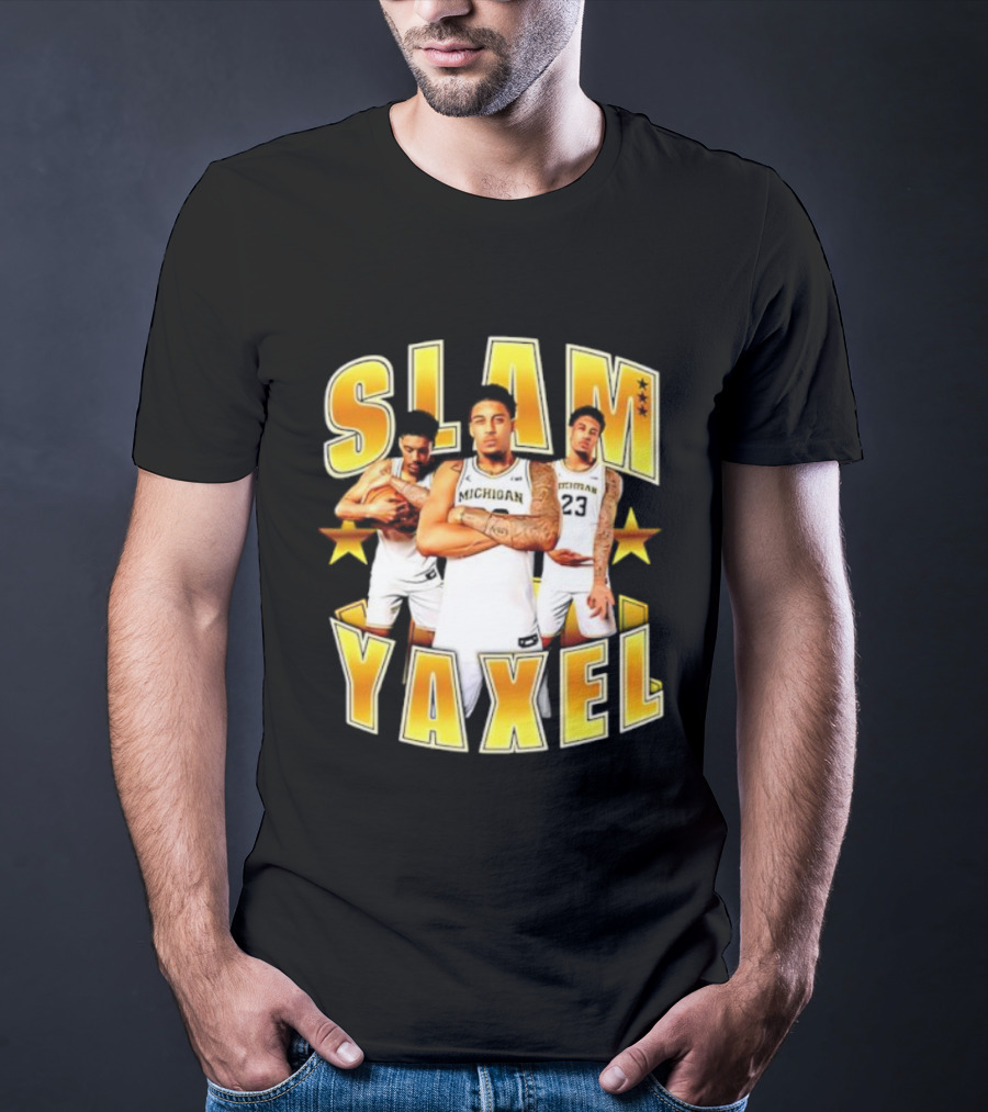 Michigan SLAM Yaxel Lendeborg Basketball Stars T-Shirt