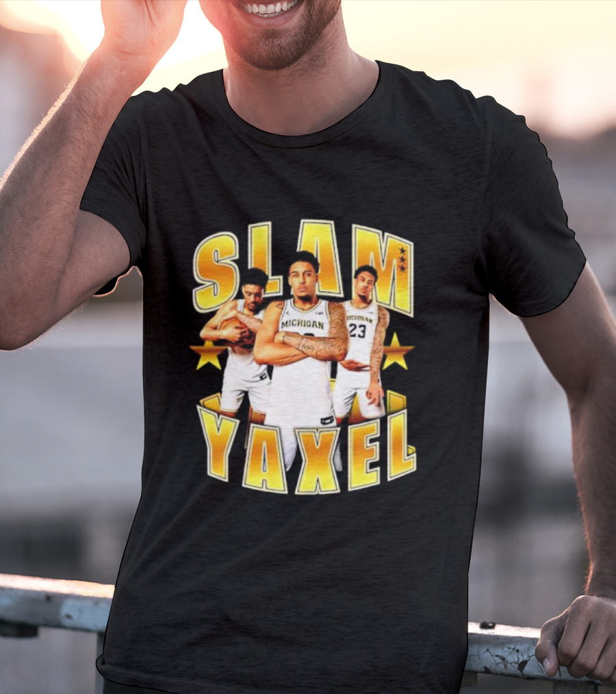Michigan SLAM Yaxel Lendeborg Basketball Stars T-Shirt