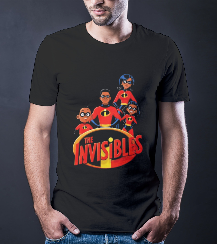 The Invisibles Characters The Incredibles Parody Superhero Family T-Shirt