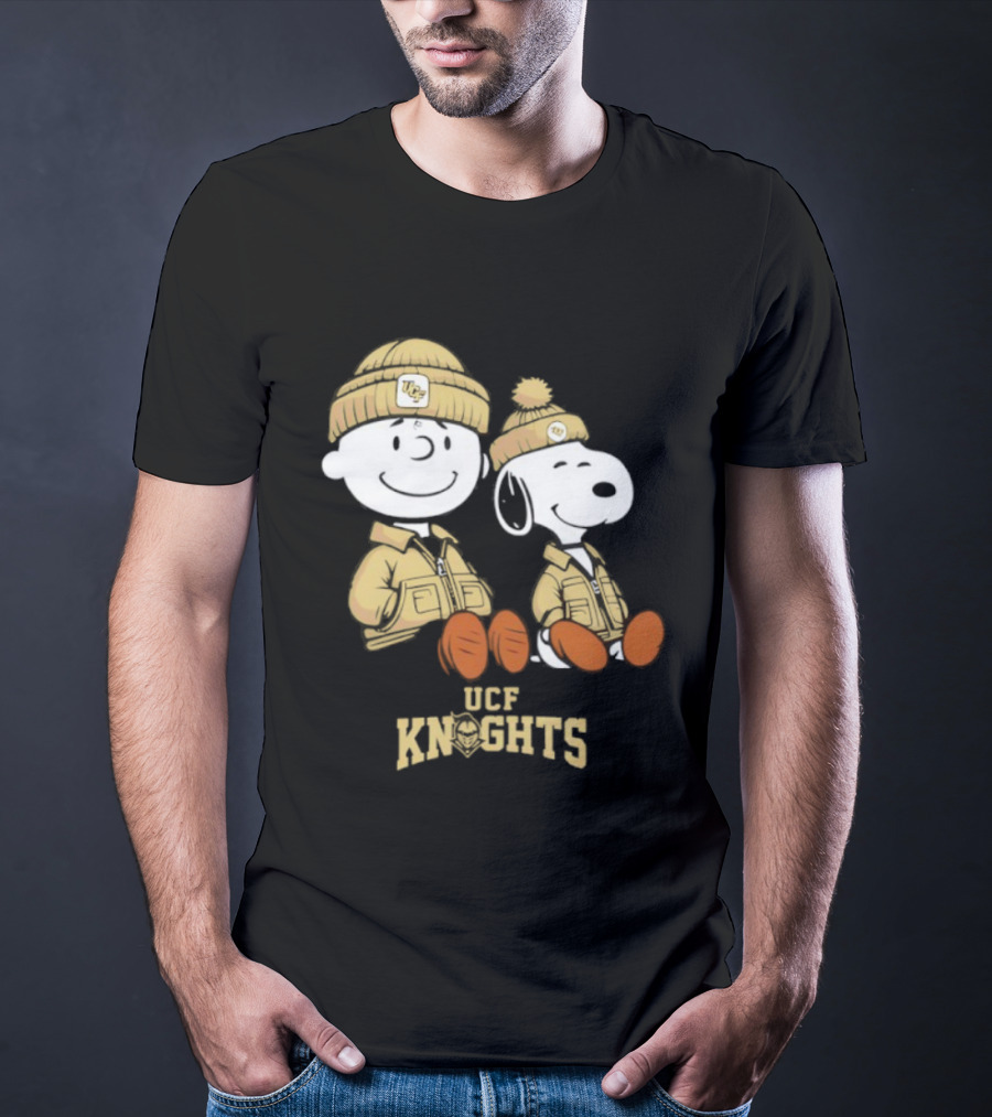 UCF Knights Snoopy Charlie Brown Collaboration Sweater Hat Football Peanuts T-Shirt