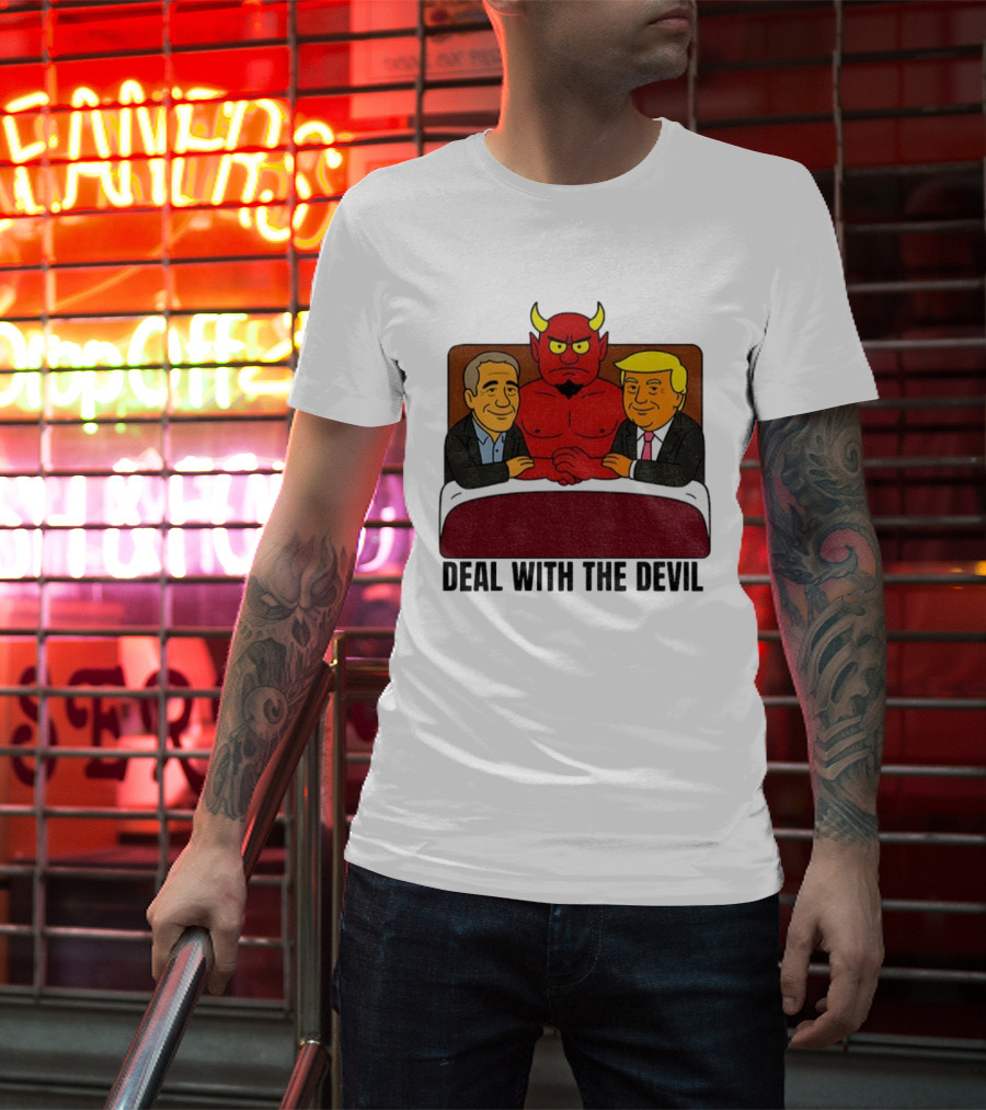 Deal With The Devil Trump Epstein Satan South Park T-Shirt