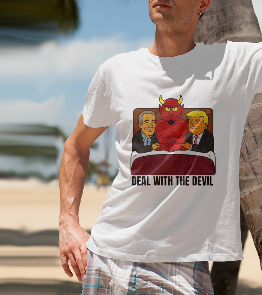 Deal With The Devil Trump Epstein Satan South Park T-Shirt
