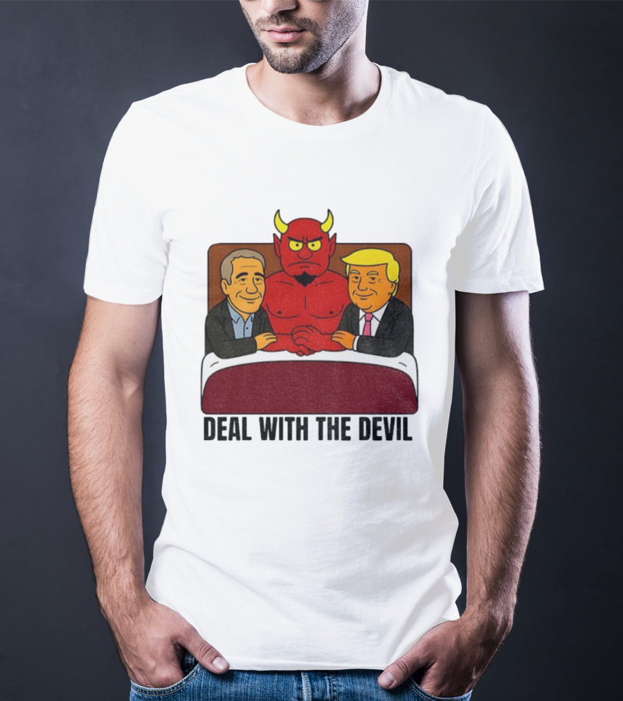 Deal With The Devil Trump Epstein Satan South Park T-Shirt