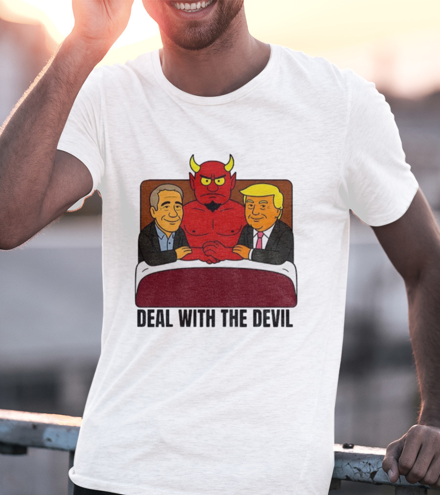 Deal With The Devil Trump Epstein Satan South Park T-Shirt