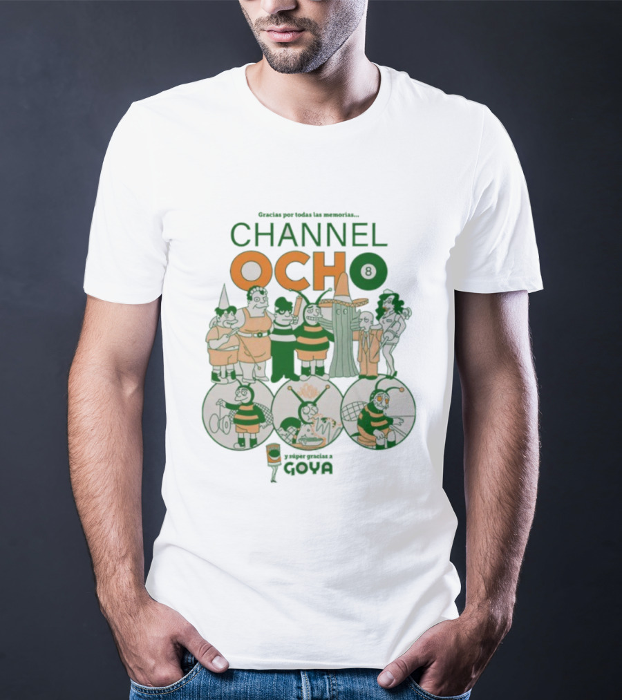 Gracias Por Todas Las Memorias Channel Ocho Characters And Scenes T-Shirt