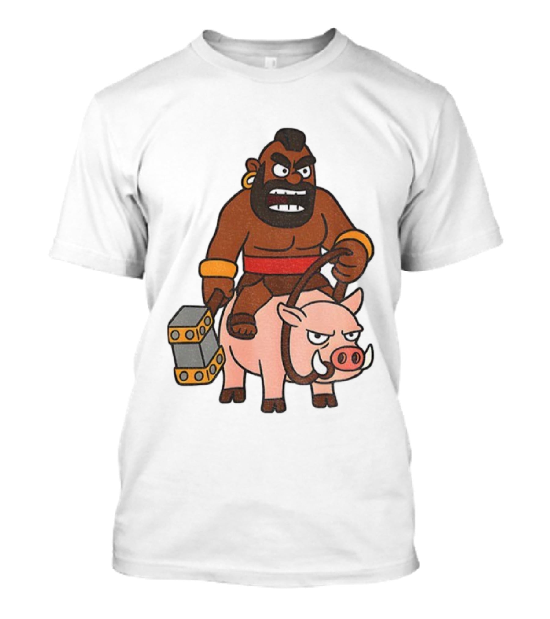 Hog Rider Character From Clash Royale Game T-Shirt