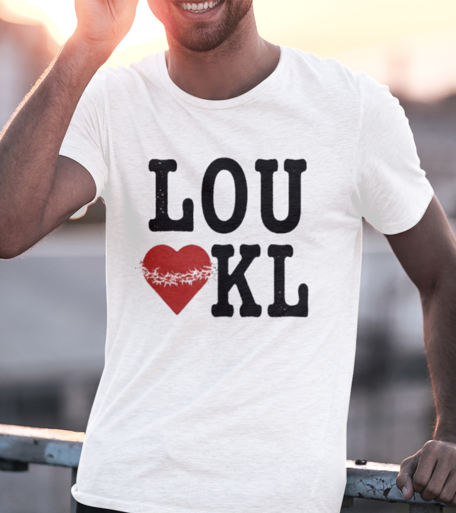 Knocked Loose Heart LOU KL Red Love T-Shirt
